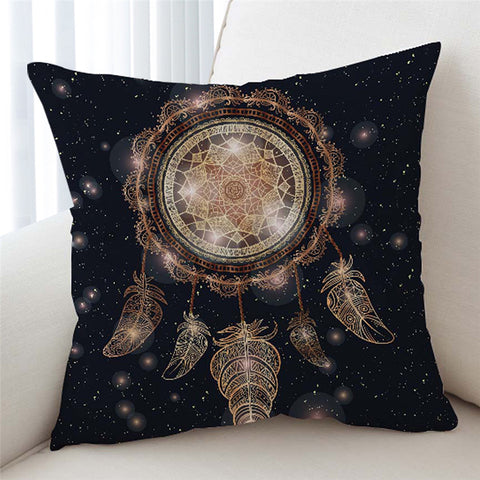 Image of Sparkly Dream Catcher Cosmic Cushion Cover - Beddingify