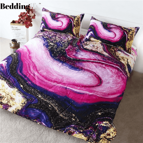 Image of Quicksand Marble Comforter Set - Beddingify