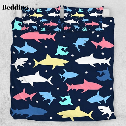 Image of Marine Animals Comforter Set - Beddingify