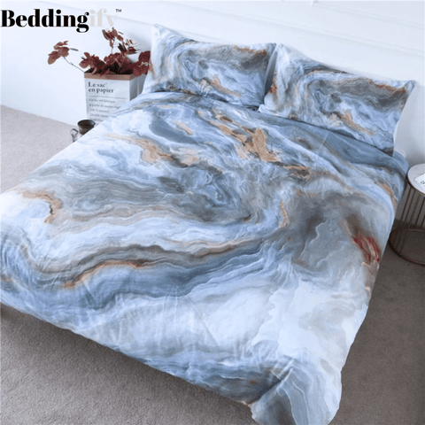 Image of Stone Pattern Comforter Set - Beddingify