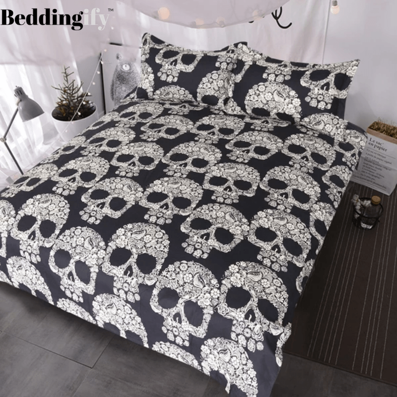 Sugar Skull Comforter Set - Beddingify