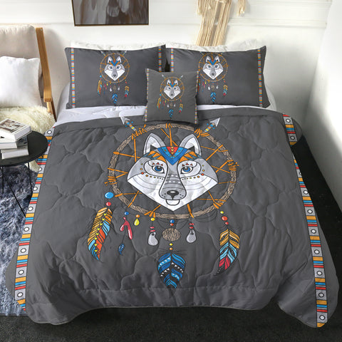 Image of 4 Pieces Feral Dreamcatcher SWBD2373 Comforter Set