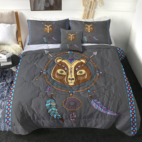 Image of 4 Pieces Ursa Dreamcatcher SWBD2375 Comforter Set