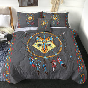 4 Pieces Foxy Dreamcatcher SWBD2377 Comforter Set