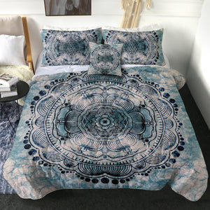 4 Pieces Mandala SWBD2380 Comforter Set