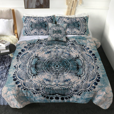 Image of 4 Pieces Mandala SWBD2380 Comforter Set