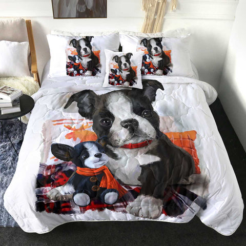 Image of 4 Pieces Puppies SWBD2408 Comforter Set