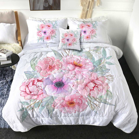 Image of 4 Pieces Bouquet SWBD2411 Comforter Set