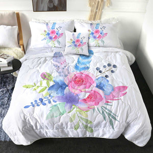 4 Pieces Bouquet SWBD2412 Comforter Set