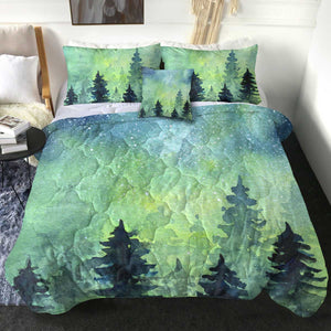 4 Pieces Bright Night SWBD2421 Comforter Set