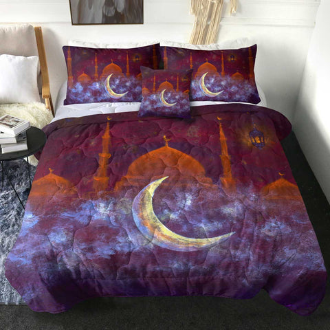 Image of 4 Pieces Arabian Night SWBD2423 Comforter Set