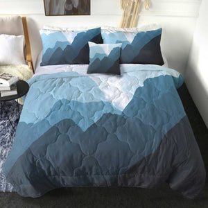 4 Pieces Mountains SWBD2430 Comforter Set