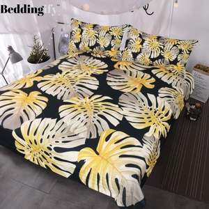Tropical Leaf Comforter Set - Beddingify