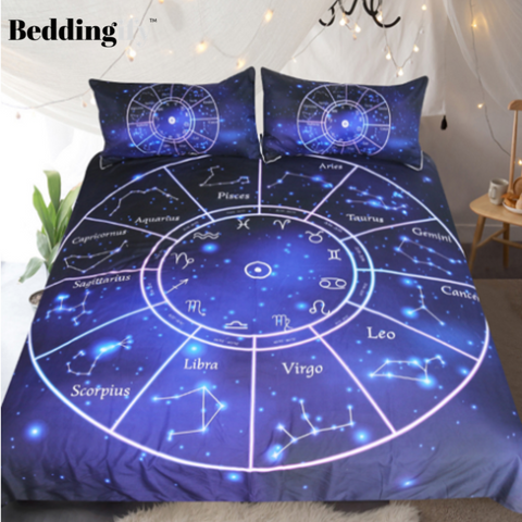 Image of Twelve Constellations Comforter Set - Beddingify