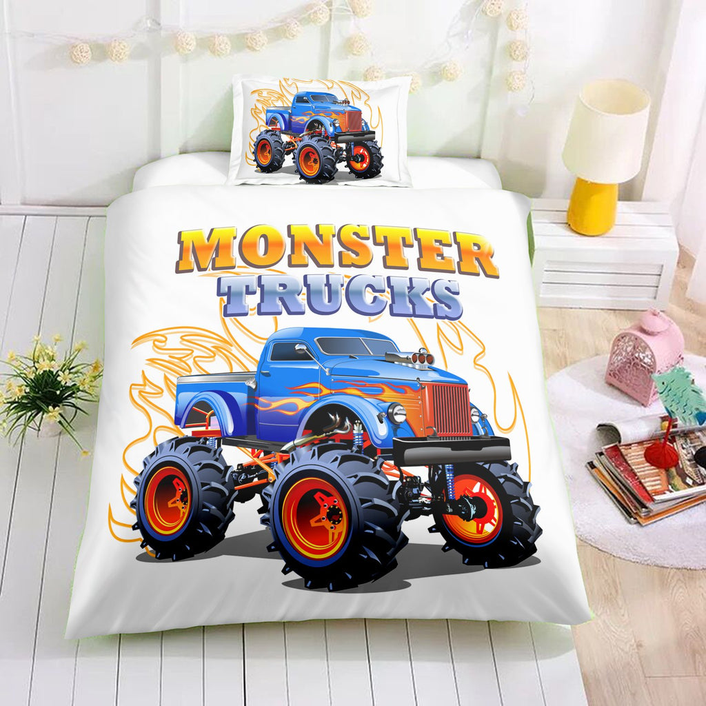 Boys Monster Jam Comforter Set - Beddingify
