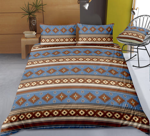 Image of Geometric Western Themed Bedding Set - Beddingify