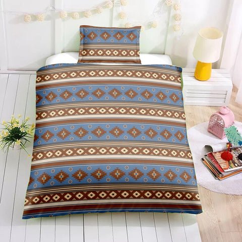 Image of Geometric Western Themed Bedding Set - Beddingify